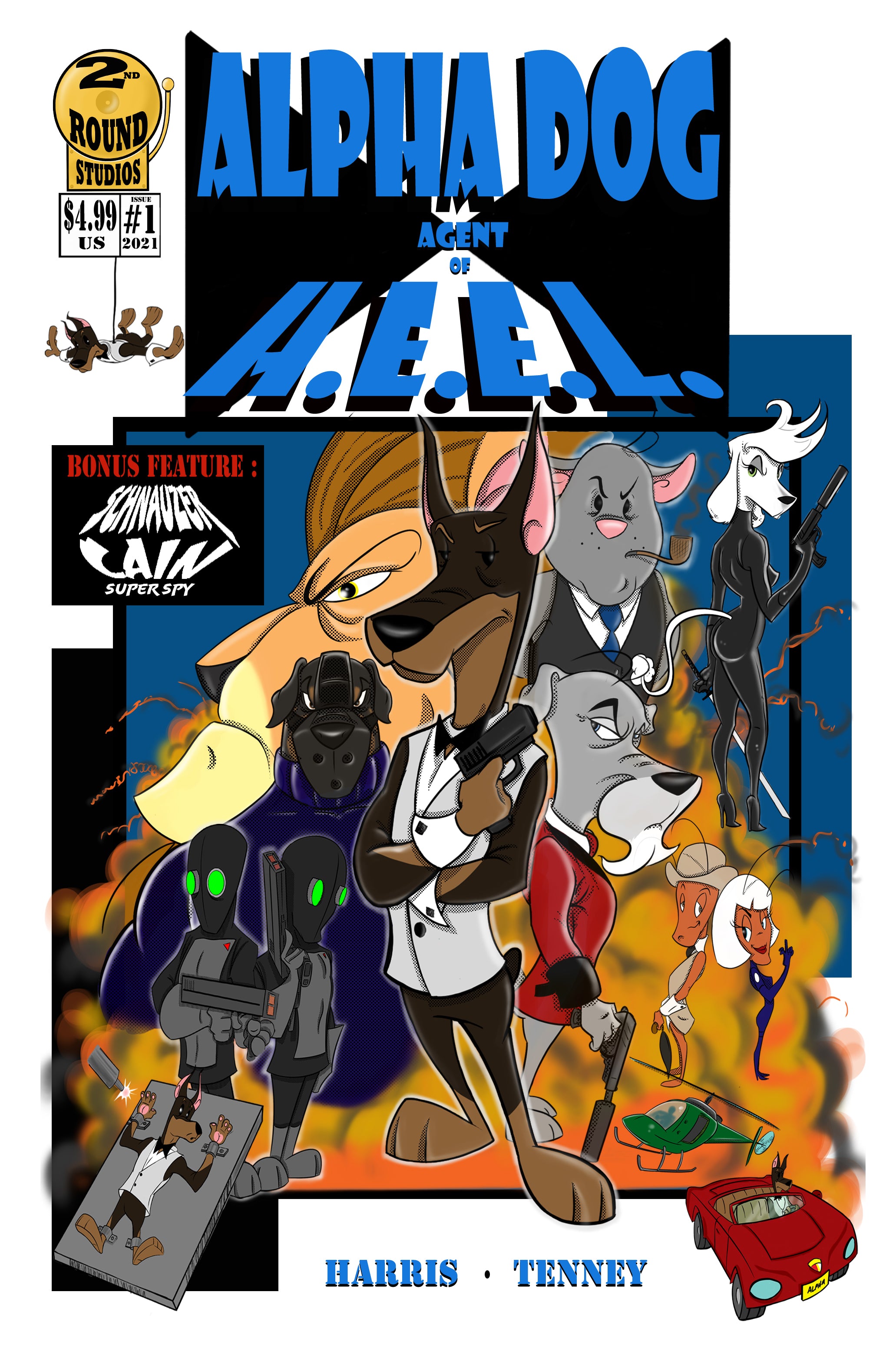 Cover image of comic book Alpha Dog: Agent of H.E.E.L. 